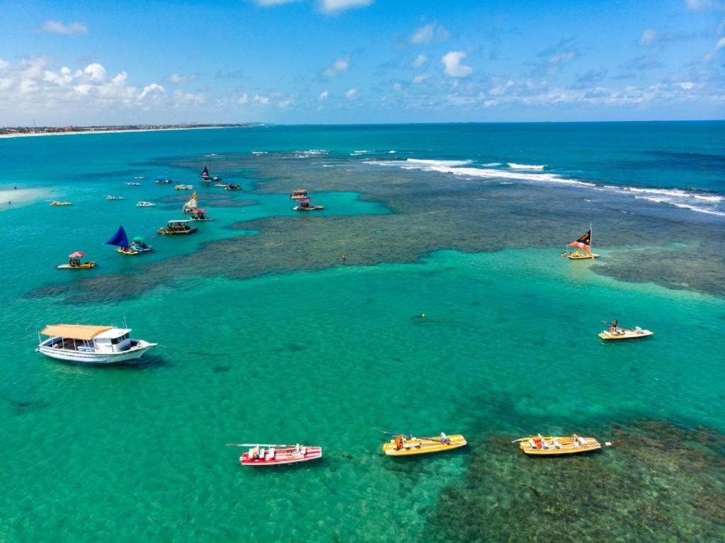 Resort Beira Mar Em Porto De Galinhas - Cupe Beach Living Extérieur photo